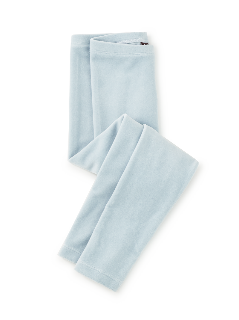 Velour Leggings in Blue Fog - View 1